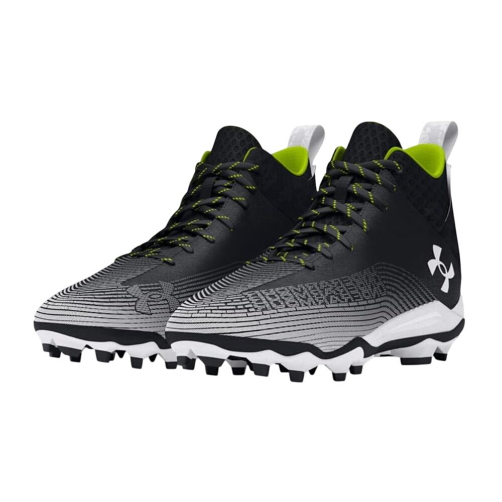 Under Armour Men's Highlight Hammer MC 2.0 Football Cleats Size 10.5 Black NWOB
